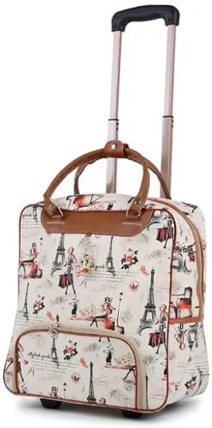 Travel Bag Women'S Travel Luggage Trolley Bag Wheeled Suitcase Business Boarding Bag Travel Trolley Luggage Bag-Style 10
