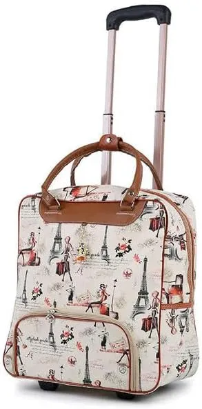 Travel Bag Women'S Travel Luggage Trolley Bag Wheeled Suitcase Business Boarding Bag Travel Trolley Luggage Bag-Style 10