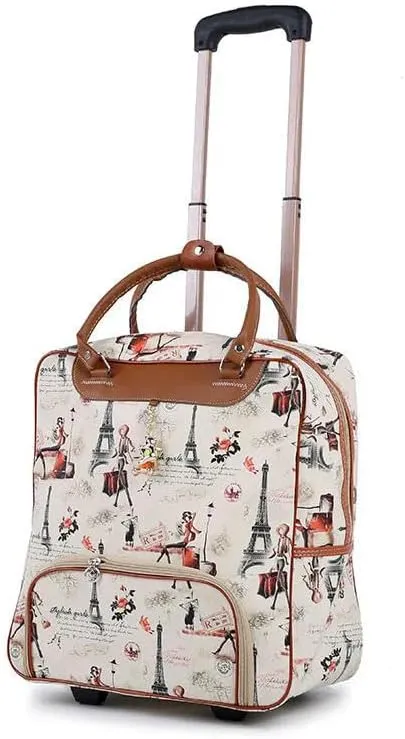 Travel Bag Women'S Travel Luggage Trolley Bag Wheeled Suitcase Business Boarding Bag Travel Trolley Luggage Bag-Style 10