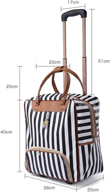 Travel Bag Women'S Travel Luggage Trolley Bag Wheeled Suitcase Business Boarding Bag Travel Trolley Luggage Bag-Style 10