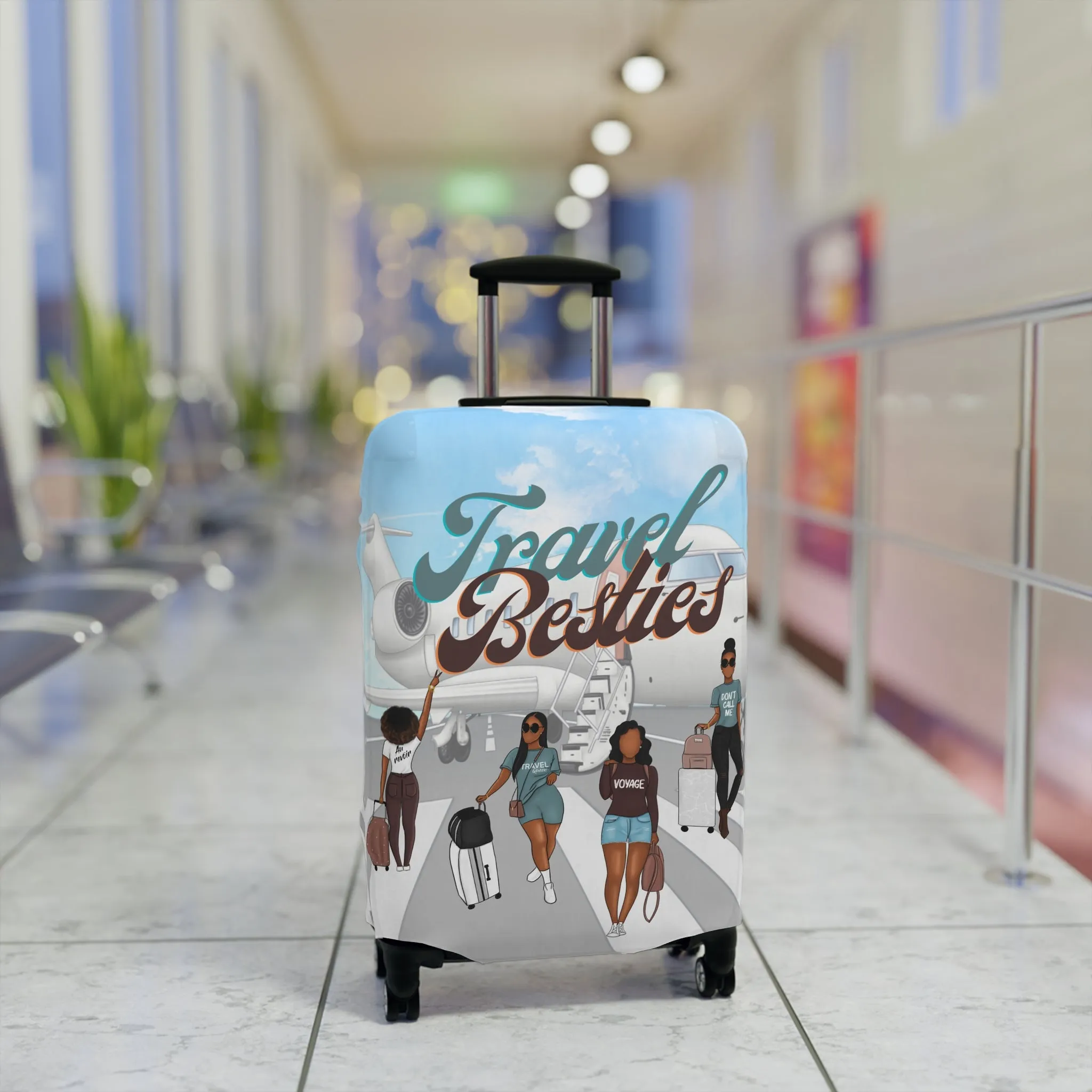 Travel Besties Luggage Cover