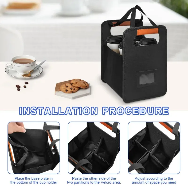 Travel Cup Holder For Luggage Coffee & Beverage Storage Rack