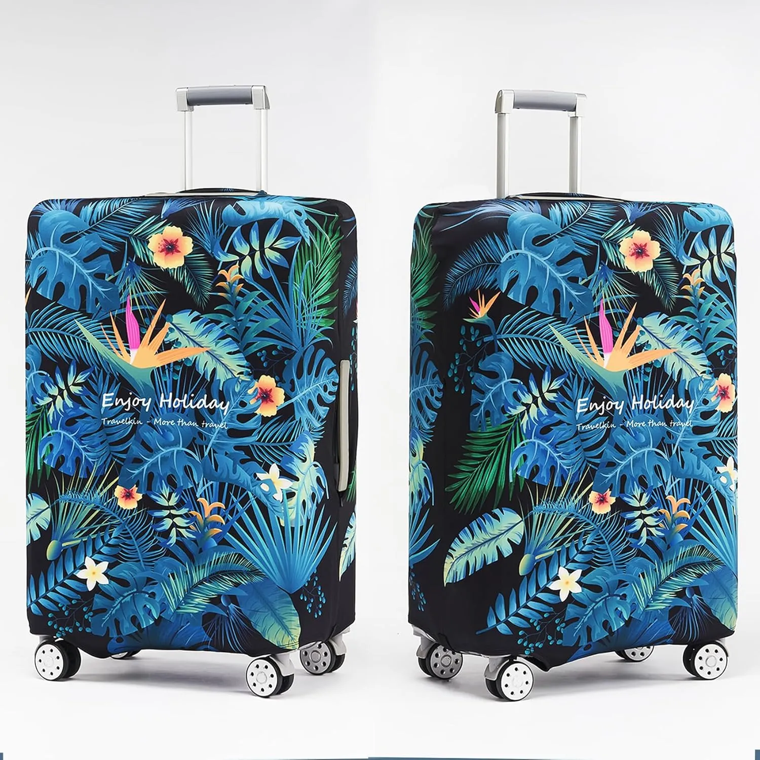 TRAVEL KIN Luggage Covers For Suitcase Tsa Approved,Suitcase Cover Protector Fit 18-32 Inch Luggage