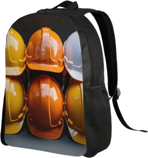 Travel Laptop Backpack Construction helmets Carry On Backpack Casual Daypack Waterproof Business Work Bag