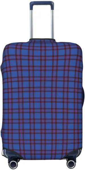 Travel Luggage Cover, Elliot Modern Tartan Suitcase Protector Fits 18-32 Inch Baggage Cover X-Large