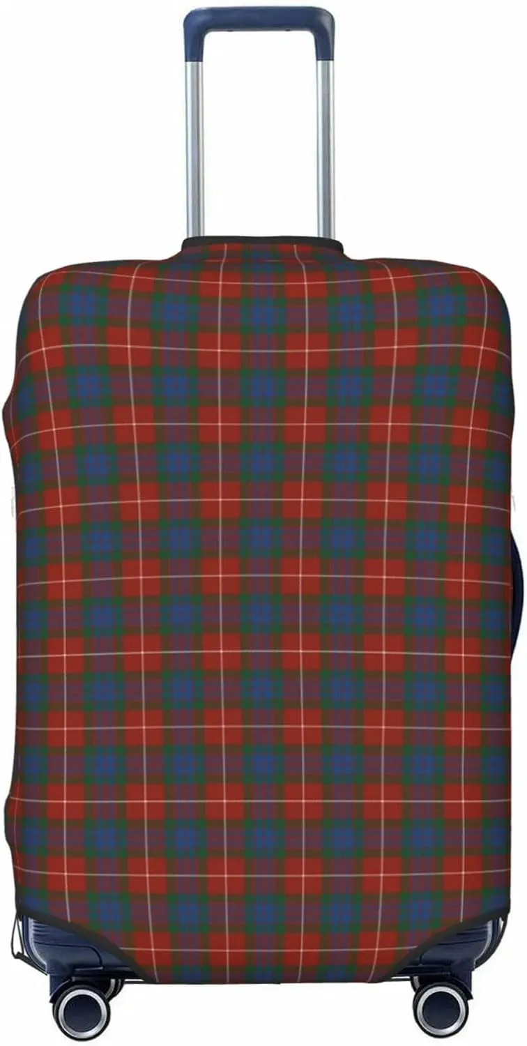 Travel Luggage Cover, Fraser Ancient Tartan Suitcase Protector Fits 18-32 Inch Baggage Cover Medium