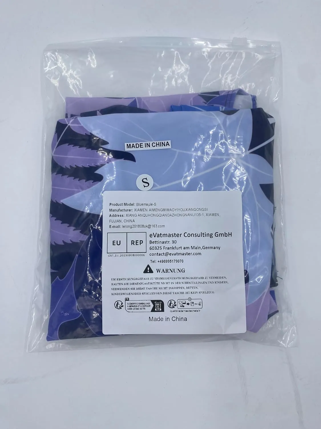 Travel Luggage Cover, Suitcase Protector Bag Fits 19-20 Inch Luggage Bluemaple