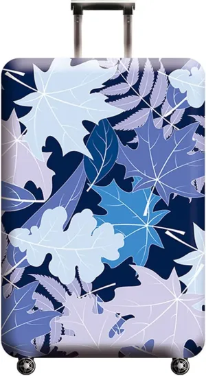 Travel Luggage Cover, Suitcase Protector Bag Fits 22-24 Inch Luggage Bluemaple