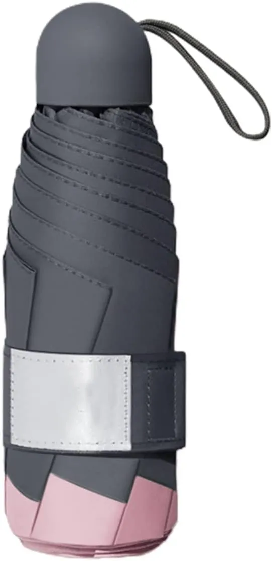 Travel Umbrella,umbrella, Mini Travel Sun&Rain Umbrella 99% UV Protection Travel Umbrella Compact Reinforced 8 Fiberglass Ribs for Purse Backpack Women Men