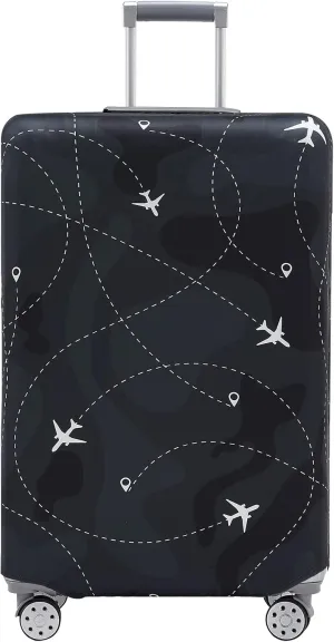 TRAVELKIN Luggage Cover Washable Suitcase Cover Suitcase Protector Anti-scratch Fits 18-32 Inch Luggage