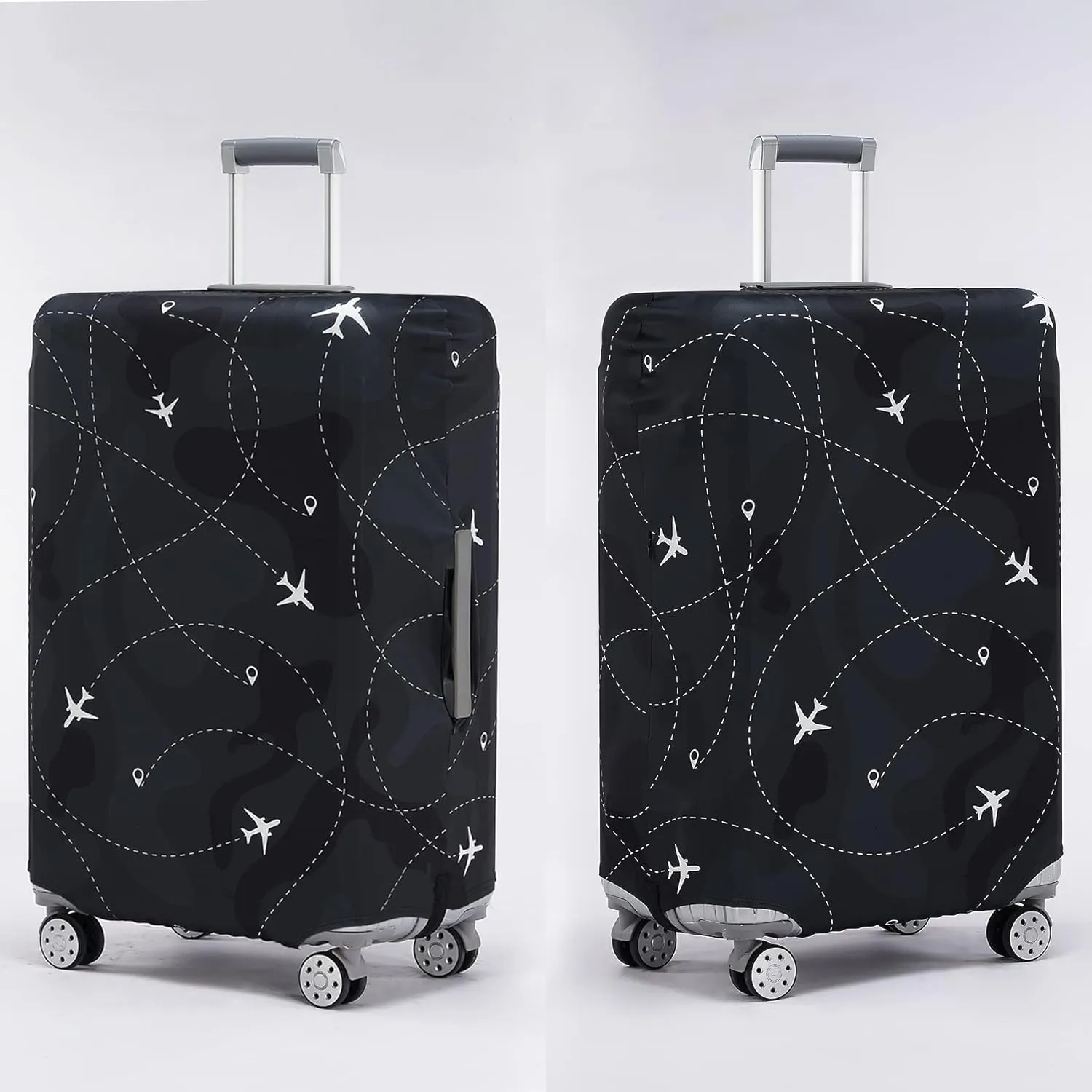 TRAVELKIN Luggage Cover Washable Suitcase Cover Suitcase Protector Anti-scratch Fits 18-32 Inch Luggage