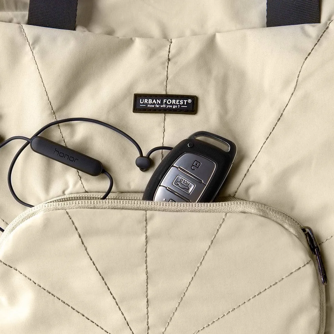TREE RPET Foldable Duffle - Khaki