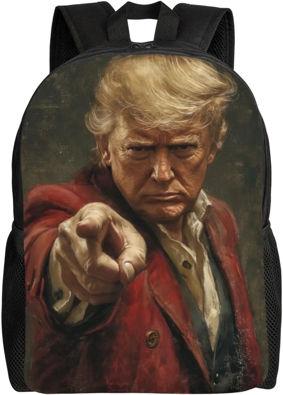 Trump is pointing at you Backpack Waterproof Anti Theft Durable Light Laptop Bag Backpacks For Women Men Travel Gym Backpack
