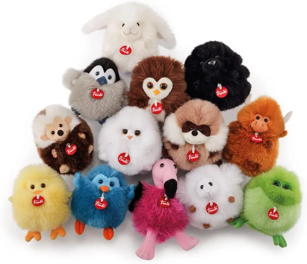 TUD37000 Chick Charm Mini Hanging Plush Yellow
