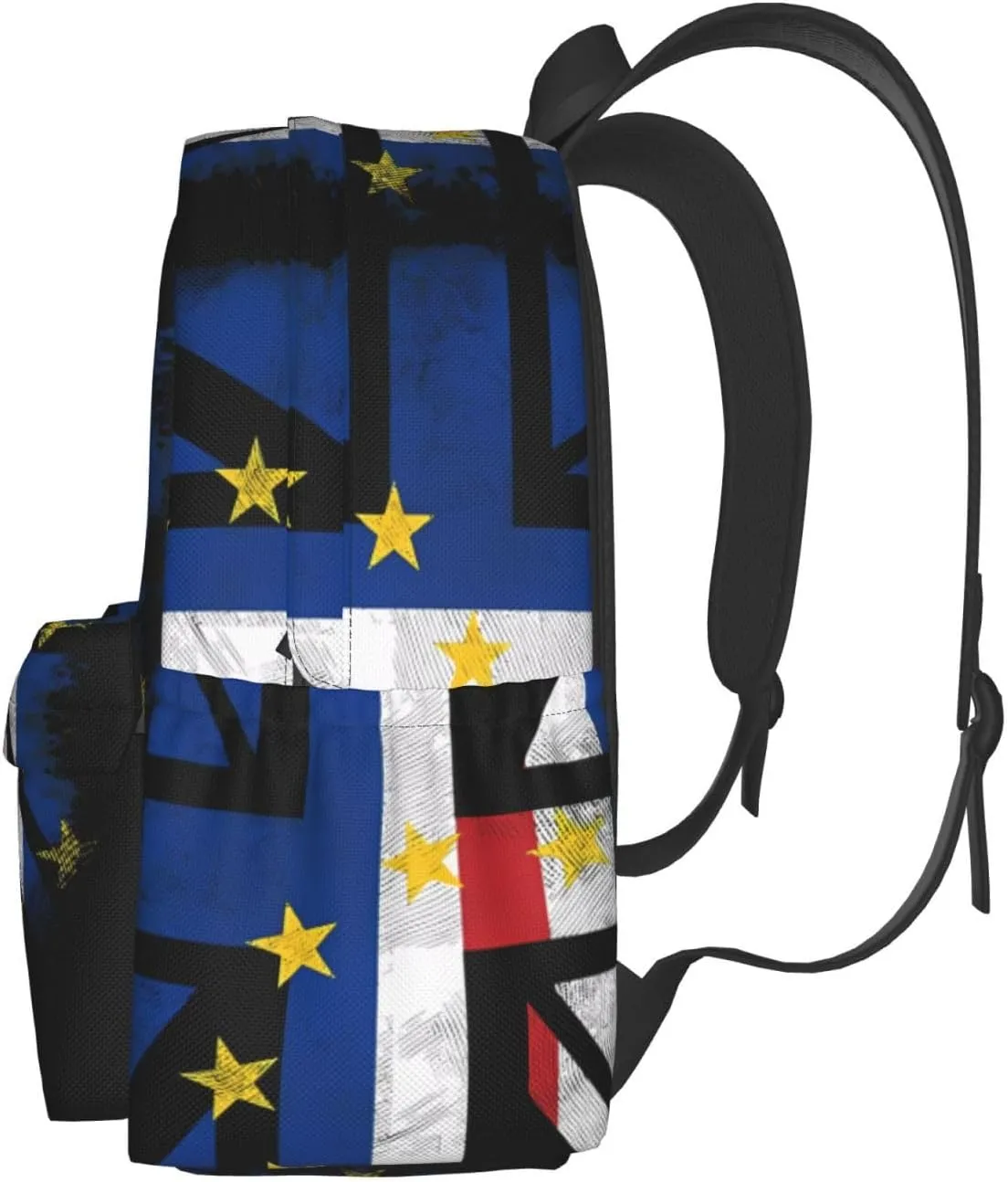 UK British Cape Verde Flag Large Travel Backpack Casual Backpacks Laptop Daypack Working Rucksack Lightweight Back Pack Sports Bag with Adjustable Shoulder Strap