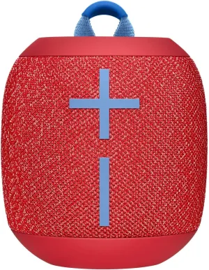 Ultimate Ears Wonderbooms 2 Wireless Speaker, Deep Bass, 360 ° Surround Sound, Waterproof, 2 Speaker Connection for Powerful Sound, 13h Battery,Radical Red (Renewed)