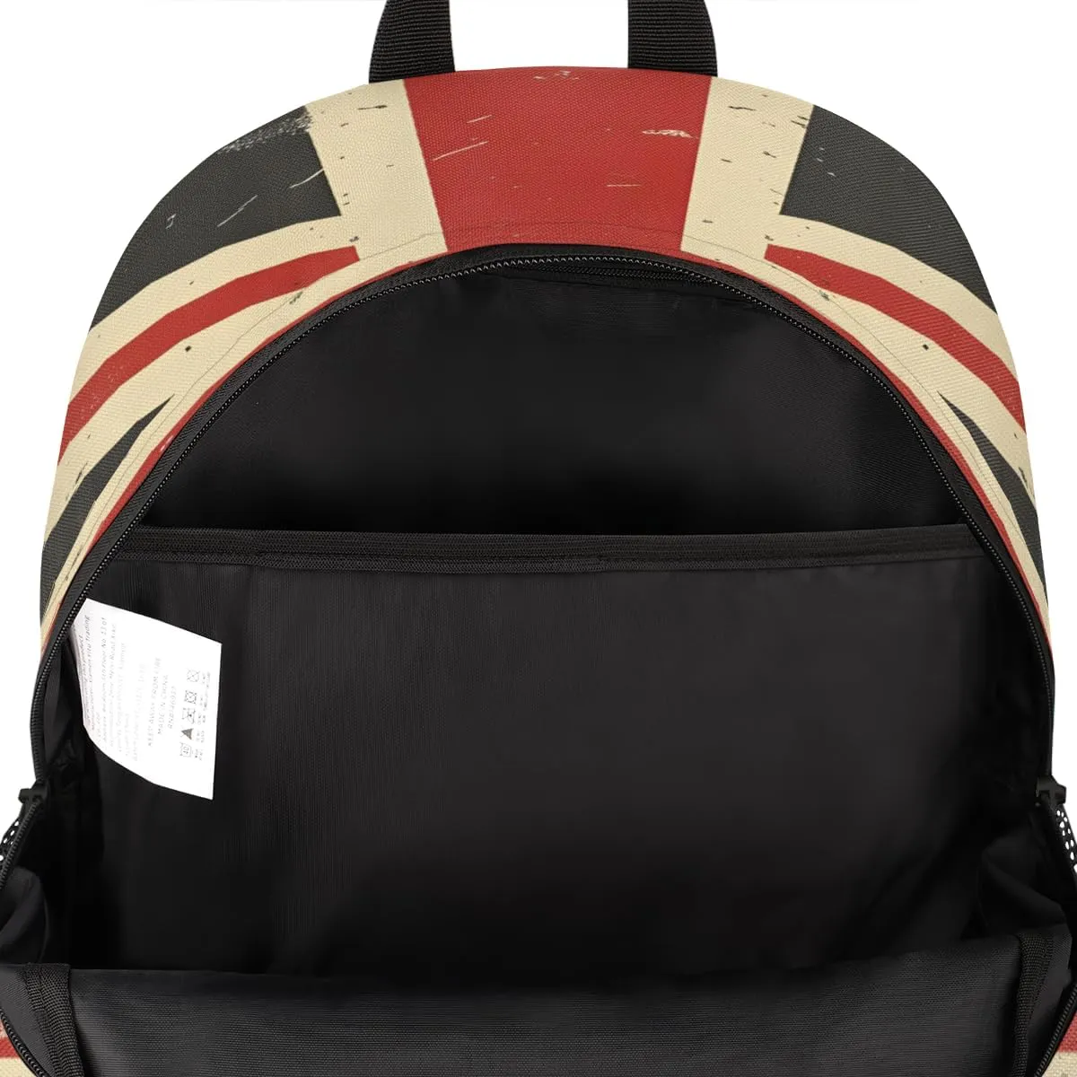 Union Jack Laptop Backpack for Women Men, 18.3 Inch Travel Work Backpacks, Retro United Kingdom Flag Waterproof Computer Casual Daypack Nurse Teacher Bags