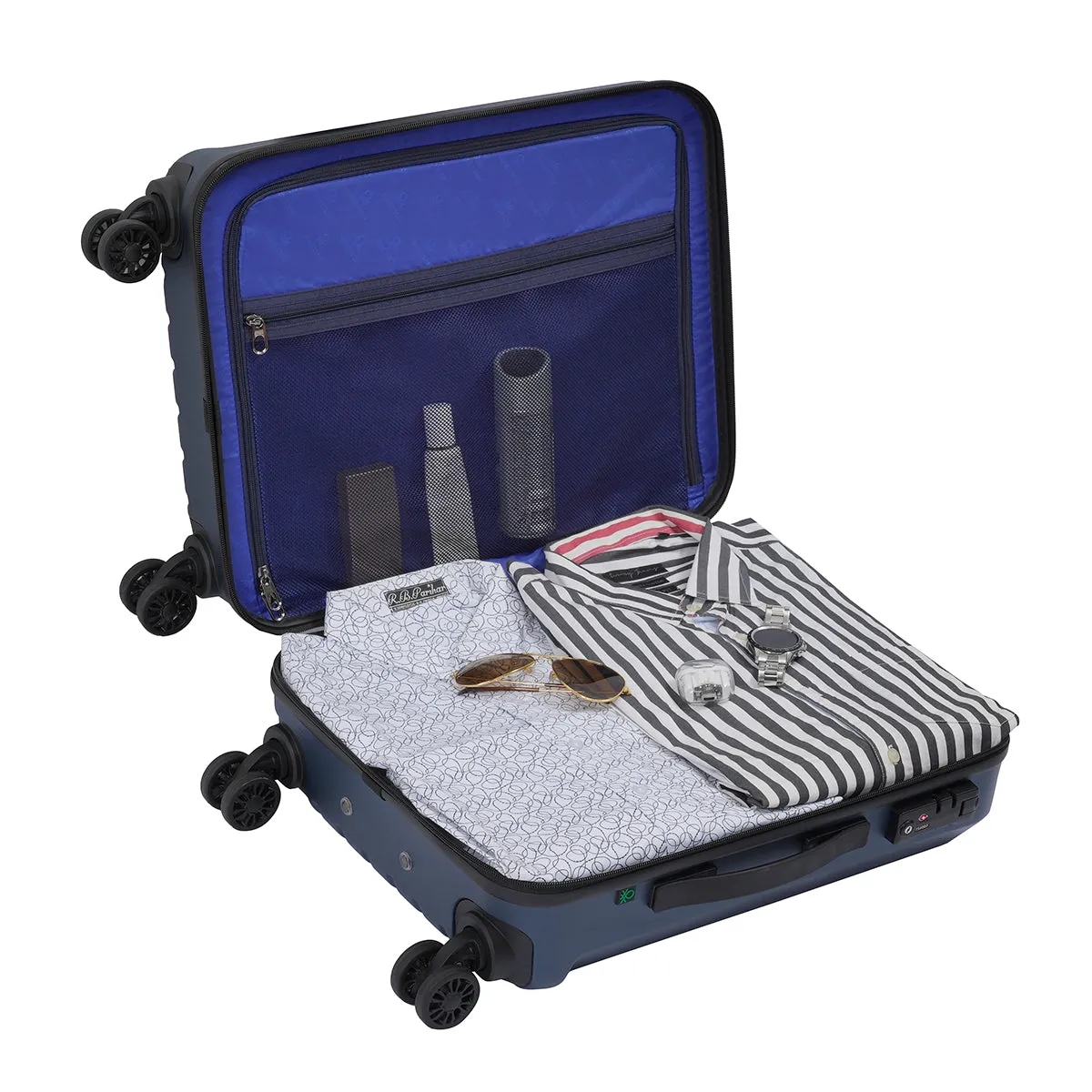 United Colors of Benetton Cobalt Hard Luggage