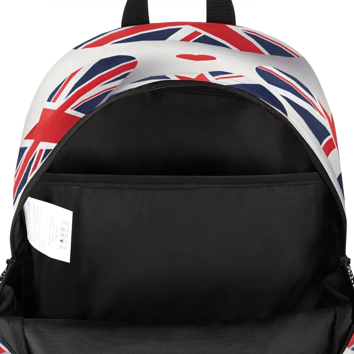 United Kingdom Flag Laptop Backpack for Women Men, 18.3 Inch Travel Work Backpacks, Union Jack Waterproof Computer Casual Daypack Nurse Teacher Bags