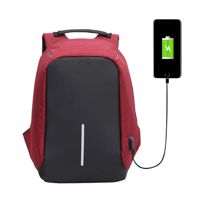 USB Anti-theft Backpack Men Laptop Worldwide delivery Charging Backpacks Teenagers Hurry, ends soon For