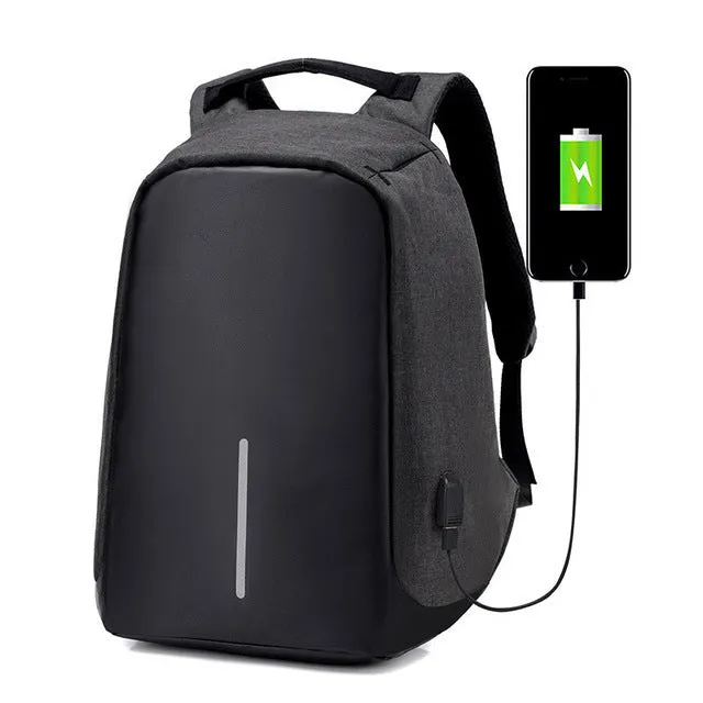 USB Anti-theft Backpack Men Laptop Worldwide delivery Charging Backpacks Teenagers Hurry, ends soon For