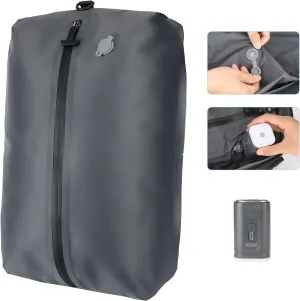 Vacuum Bag for Travel with pump,15.5L Reusable travel vacuum bags for luggage,Waterproof compression bags Space Saver Bags for Suitcases Backpack Travel and business(1PC Pump)