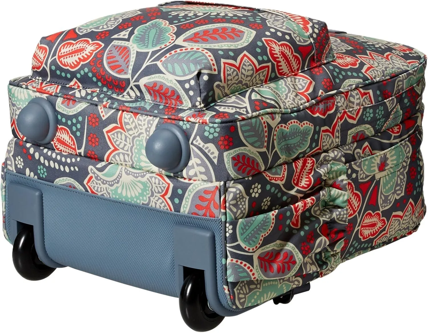 Vera Bradley Women's Lighten Up Rolling Backpack, Nomadic Floral, One Size