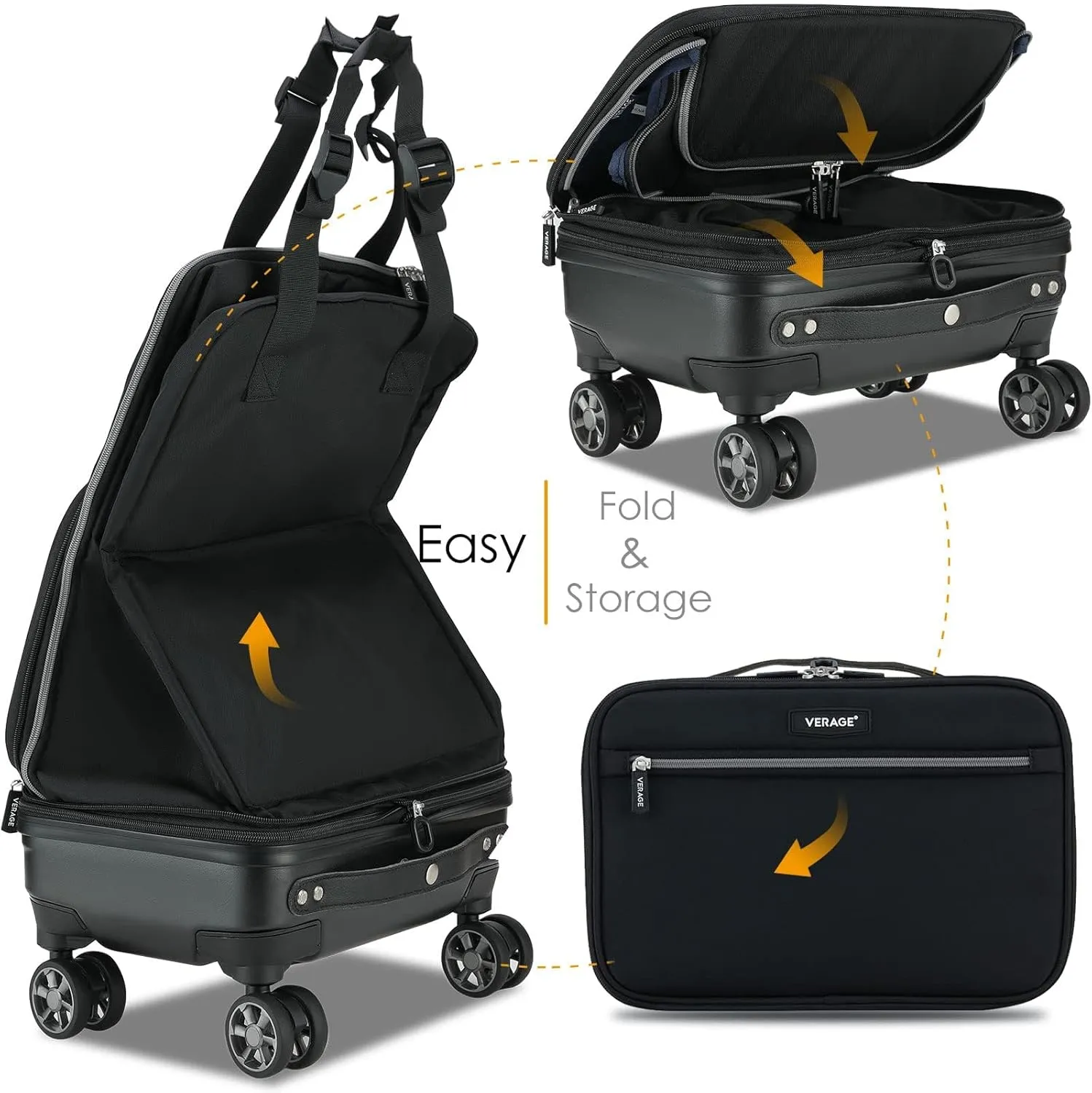 VERAGE Luxe Foldable Suitcase - Large