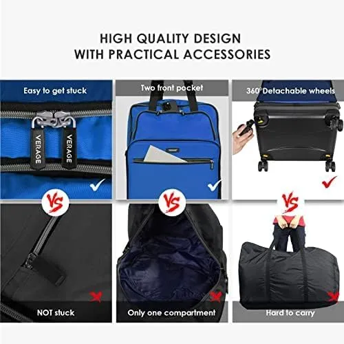 VERAGE Luxe Foldable Suitcase - Large