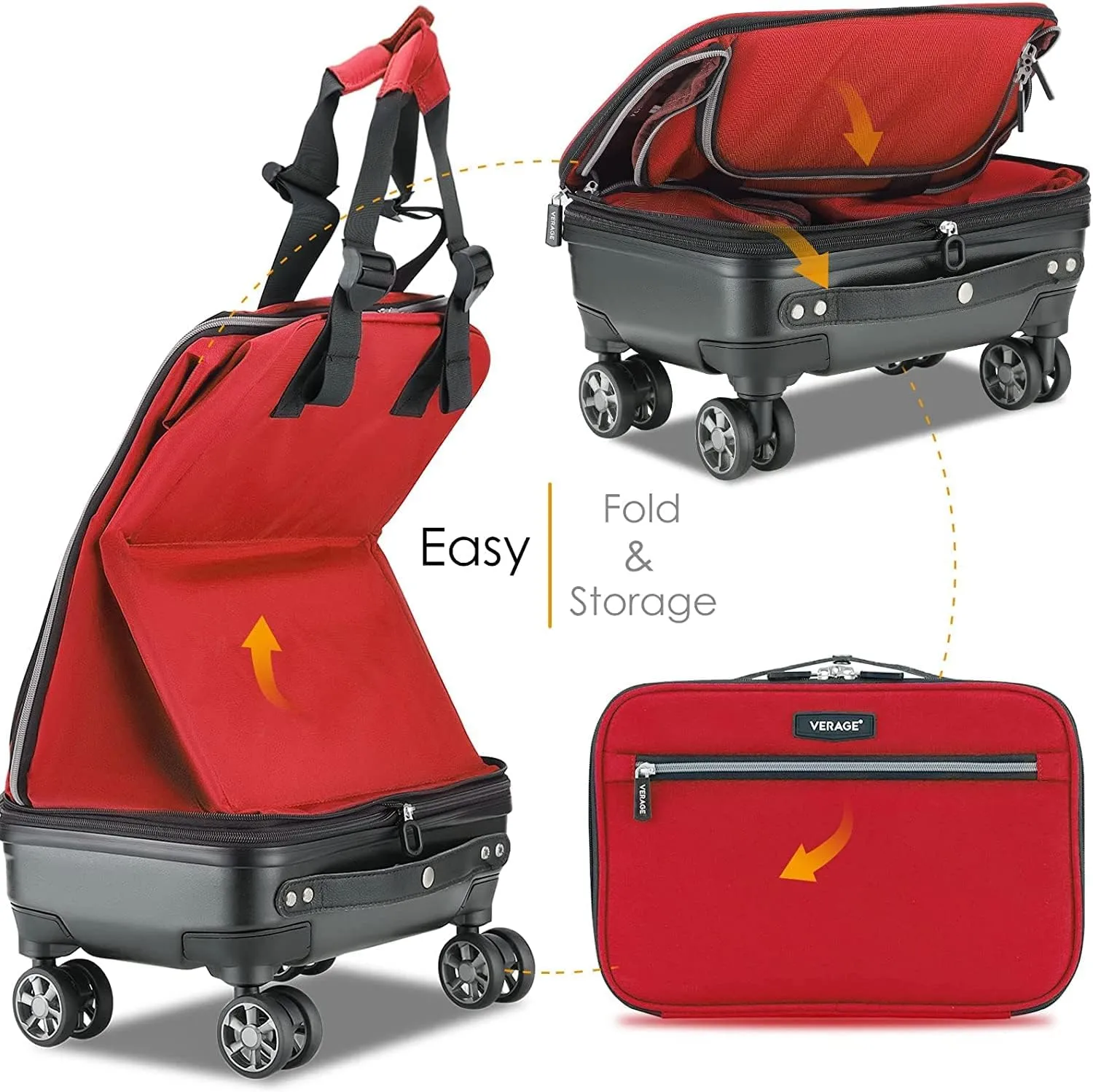 VERAGE Luxe Foldable Suitcase - Large