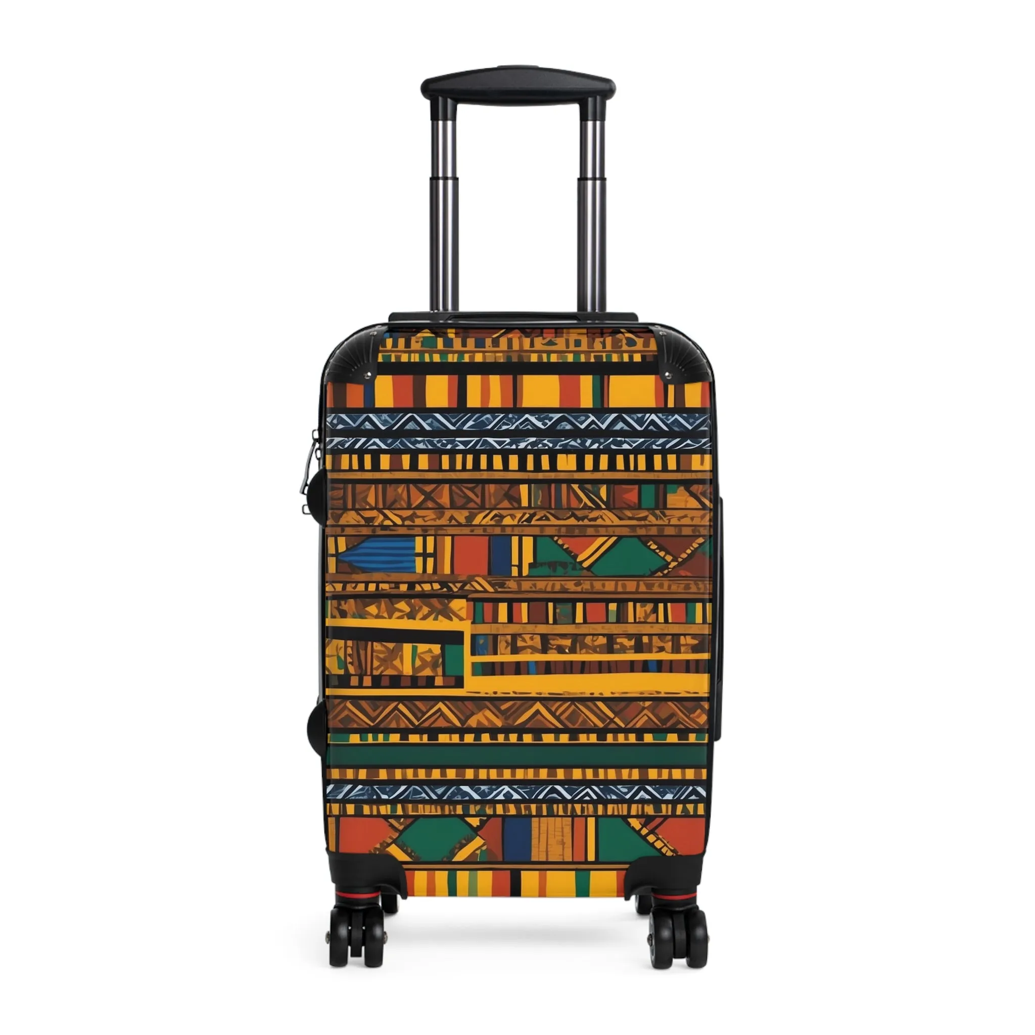 Vibrant African Inspired Pattern Suitcase – Stylish Travel Luggage for Adventurers