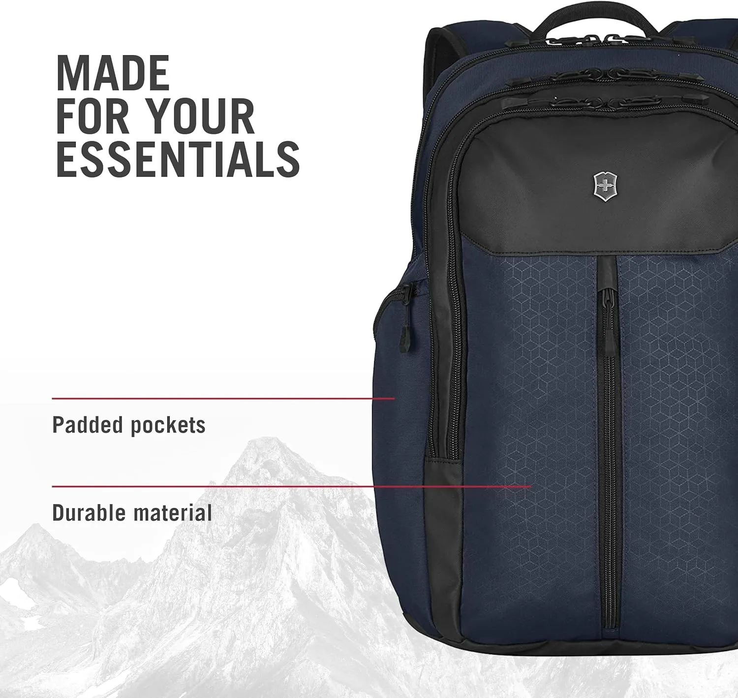 Victorinox Altmont Original Vertical-Zip Laptop Backpack - Travel Backpack for 17" Laptop - Premium Travel Accessory - 24 Liters, Blue