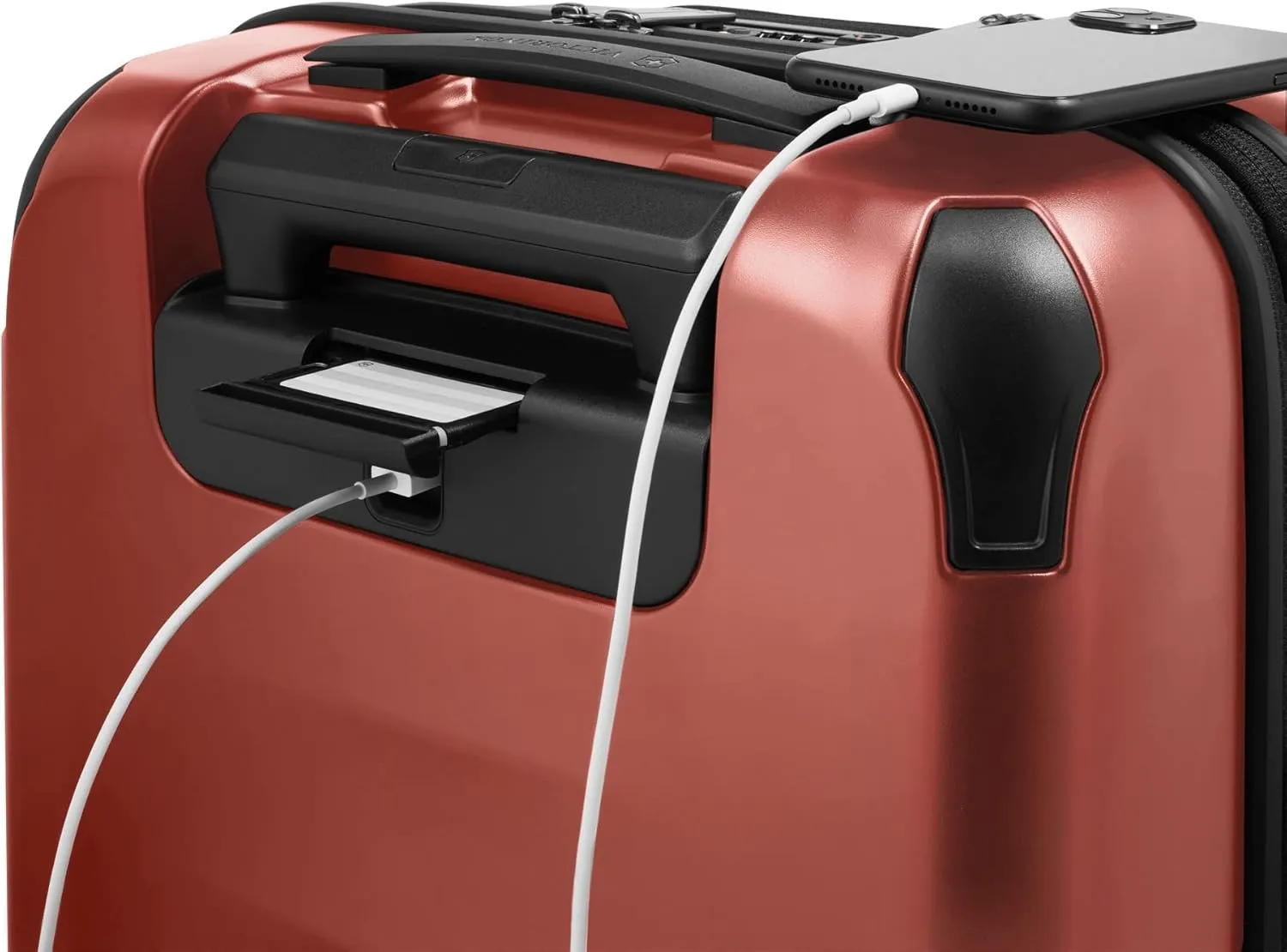 Victorinox Spectra 3.0 Frequent Flyer Carry-On - Modern Hardside Carry-On Luggage - Rolling Suitcase with Spinner Wheels - Holds Travel Accessories - 37 Liters, Red