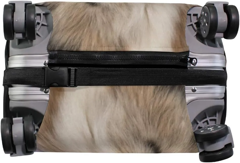 VIKKO Pretty Australian Shepherd Dog Travel Luggage Cover Suitcase Cover Protector Travel Case Bag Protector Elastic Luggage Case Cover Fits 29-32 Inch Luggage for Kids Men Women Travel