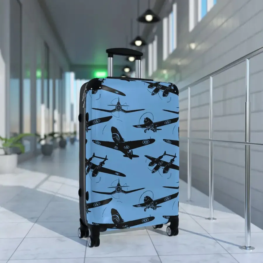 Vintage Airplane Carry-On Suitcase