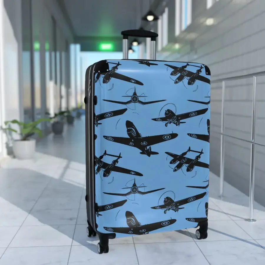 Vintage Airplane Carry-On Suitcase