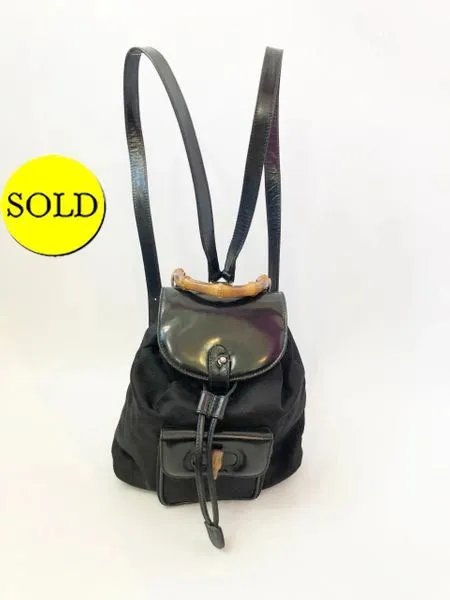 Vintage Bamboo Backpack