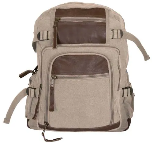 Vintage Londoner Commuter Daypack - Khaki