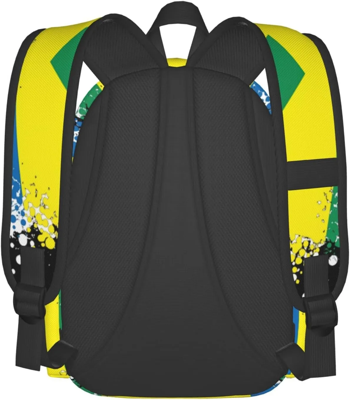 Vintage Saint Vincent Grenadines Flag Casual Backpack Large Capacity Travel Backpacks Laptop Daypack Commuter Rucksack Adjustable Strap Sports Bags for Hiking Biking