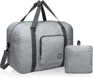 WANDF For Spirit Airlines Personal Item Bag 18x14x8 Foldable Travel Duffel Carry on Weekender Overnight for Women Men