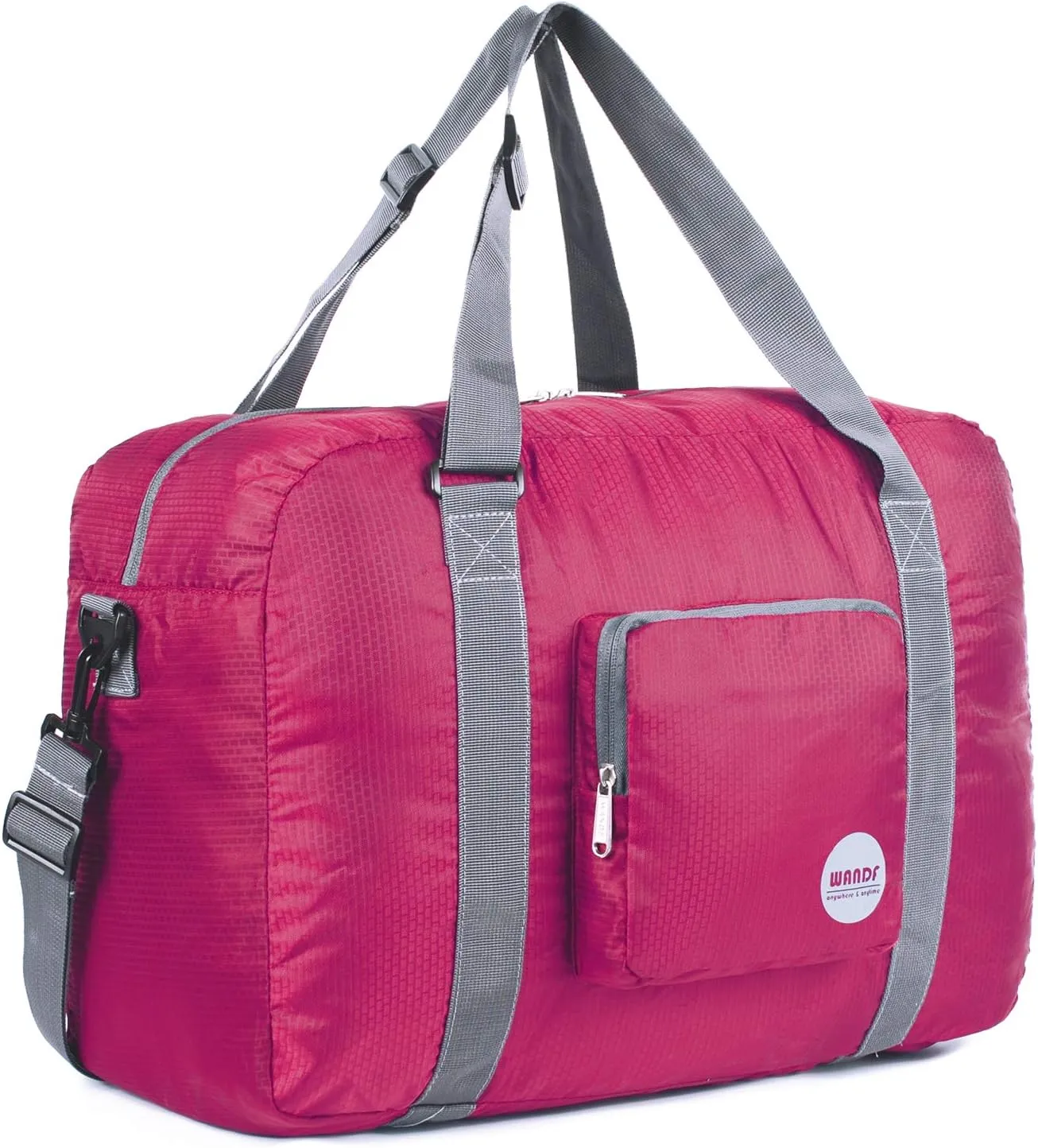 WANDF For Spirit Airlines Personal Item Bag 18x14x8 Foldable Travel Duffel Carry on Weekender Overnight for Women Men