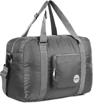 WANDF For Spirit Airlines Personal Item Bag 18x14x8 Foldable Travel Duffel Carry on Weekender Overnight for Women Men
