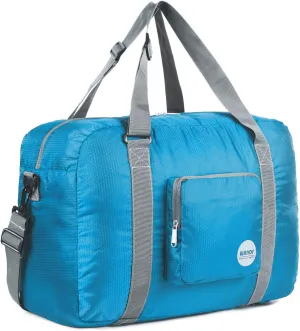WANDF For Spirit Airlines Personal Item Bag 18x14x8 Foldable Travel Duffel Carry on Weekender Overnight for Women Men