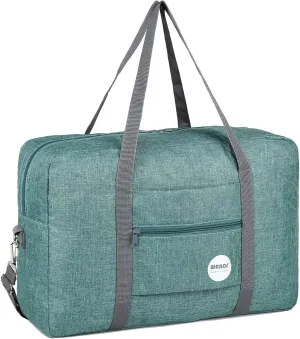 WANDF For Spirit Airlines Personal Item Bag 18x14x8 Travel Duffel Bag Underseat Foldable Carry-on Luggage for Women