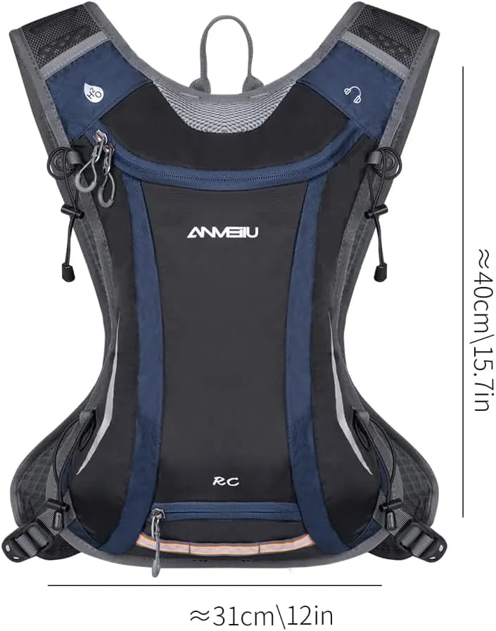 Water Bag Backpack, Running Backpack, 2L Cycling, Mountaineering, Hiking Water Bag Bag, Unisex