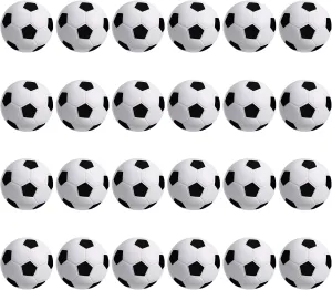 WELLVO 24Pcs Mini Foam Soccer Stress Balls Soccer Party Favors for Kids Sports Party Favors Goodie Bag Stuffers Soccer Gifts (1.6 inch )