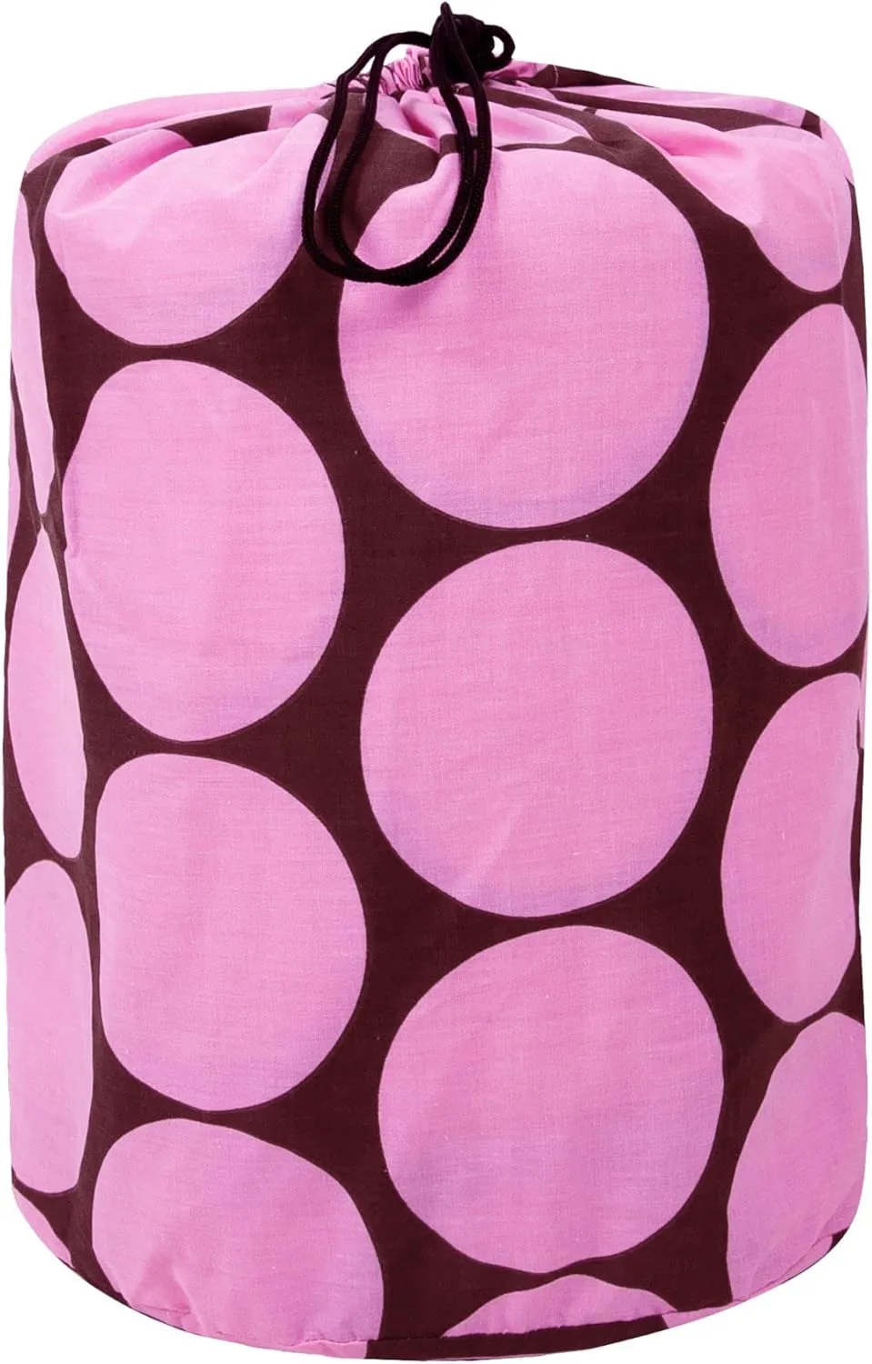 Wildkin Kids Sleeping Bags for Boys & Girls, Measures 57 x 30 x 1.5 Inches, Cotton Blend Materials Sleeping Bag for Kids, Ideal for Parties, Camping & Overnight Travel (Big Dot Pink)