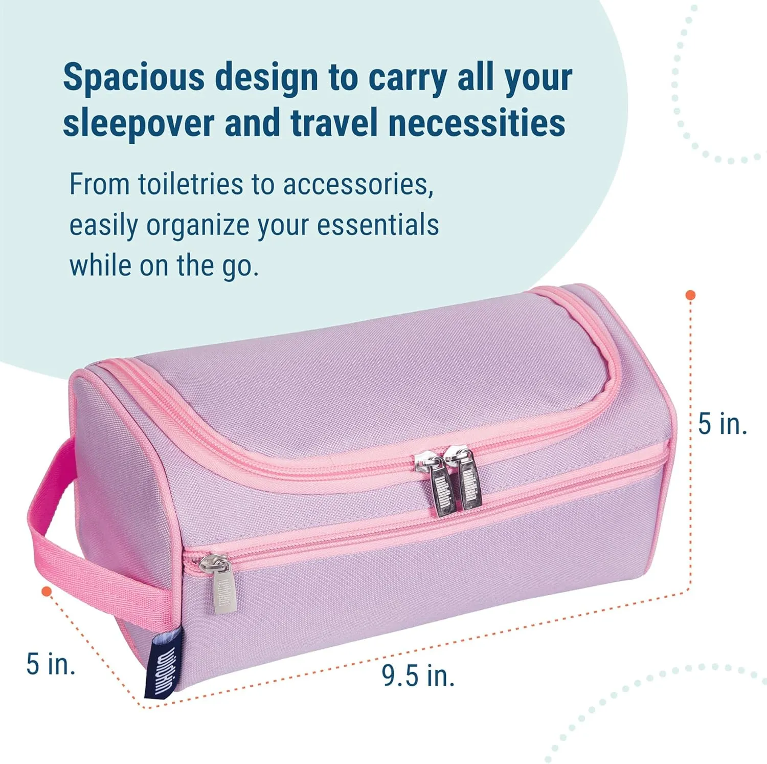 Wildkin Toiletry Bag for Boys and Girls, Stay Organized on the Go with Our Spacious and Multifunctional Toiletry Bags, Ideal for School, Weekend, or Overnight Travel