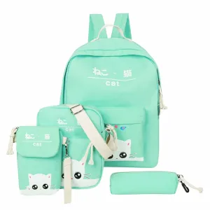 Women Canvas 4 Set  Bag
