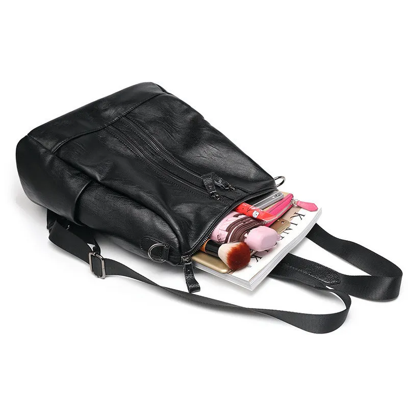 Women's Korean Fashion Soft Leather Multifunctional Bags